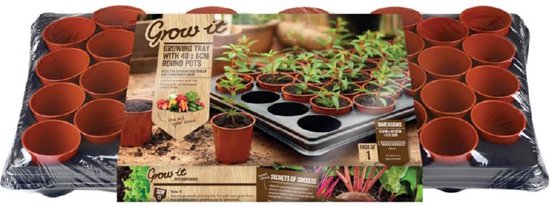 Gardman Grow-it Kweektray incl. 40 potjes