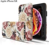 Apple iPhone XR Bloemen Design Back Cover Hoesje - Multi kleur
