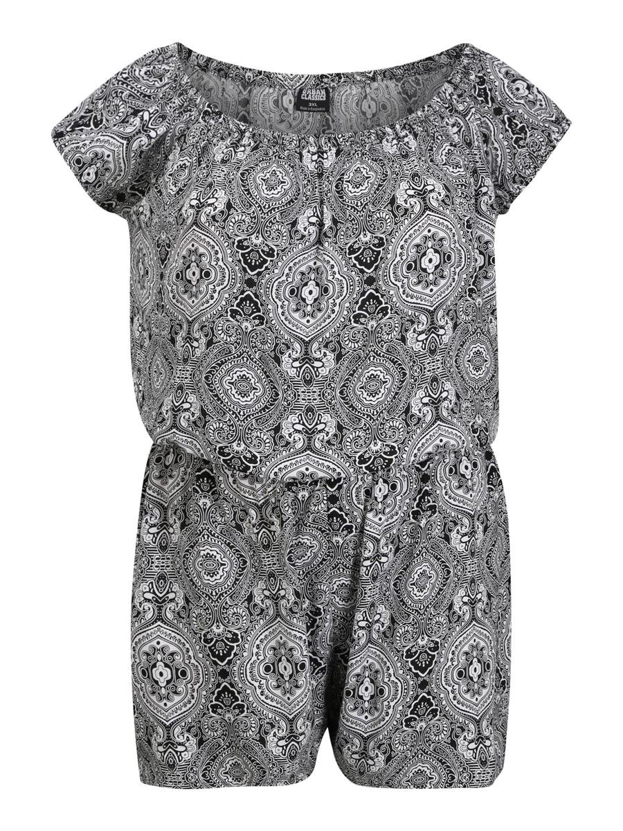 Urban Classics Curvy Jumpsuit 4XL Zwart