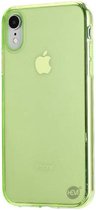 iPhone XR siliconenhoesje groen / Siliconen Gel TPU / Back Cover / Hoesje iPhone XR groen doorzichtig