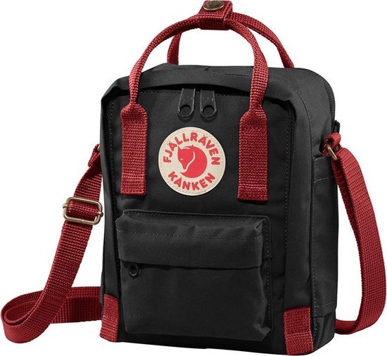Fjallraven Kanken Sling Backpack 3,5 litres - Black-Ox Red