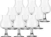 12x speciaal bierglazen/tulpglazen transparant 410 ml Mainz