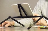 Opvouwbare steun voor laptop/tablet voor in bed Plygo: Zwart
