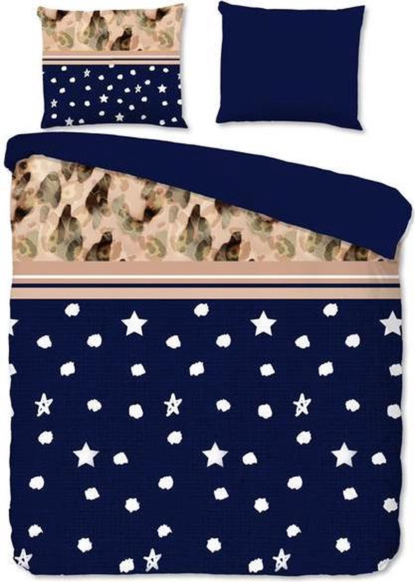 Pure Kiki - Dekbedovertrek - Eenpersoons - 140x200/220 cm + 1 kussensloop 60x70 cm - Multi kleur