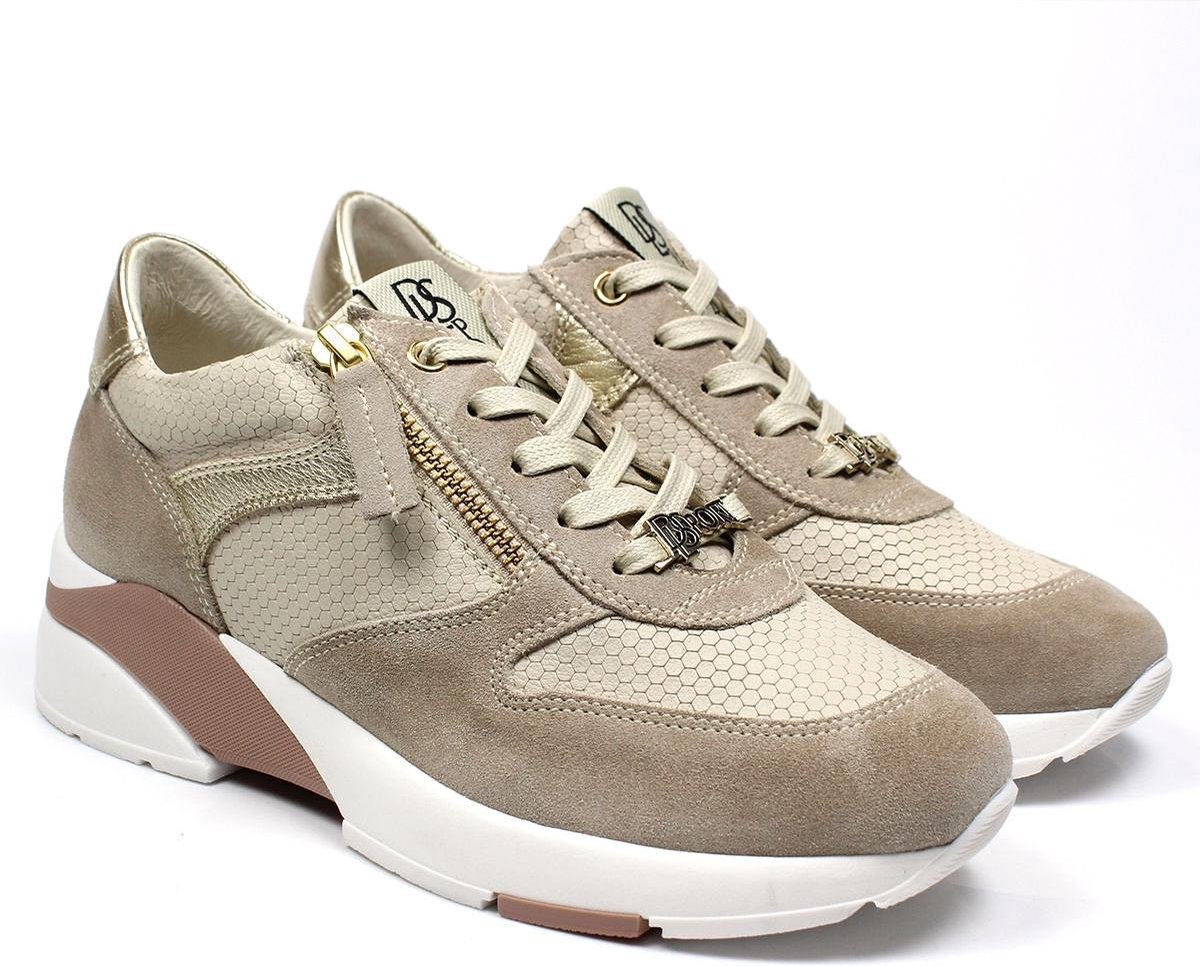 DL-Sport 4638 dames sneaker beige, ,42 / 8 | bol.com