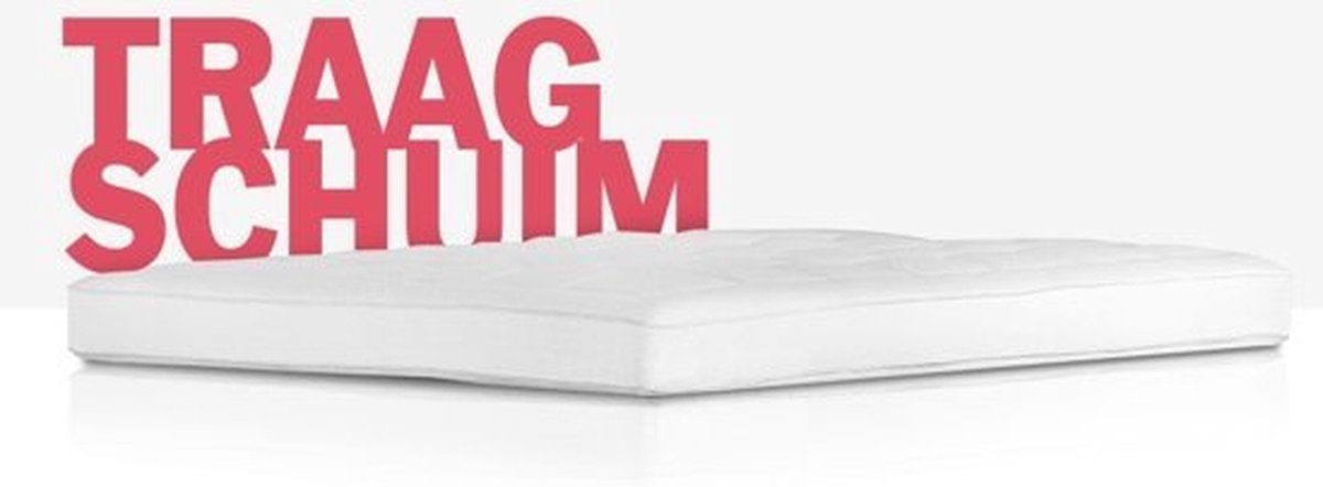 Traagschuim topdekmatras 10 cm 90 x 210 cm