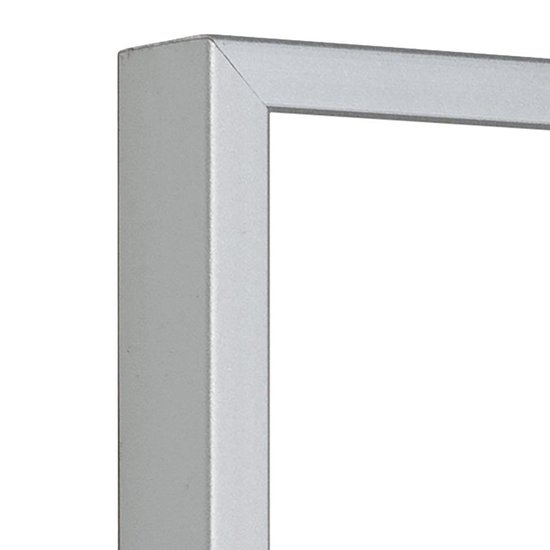 Cadre Photo Aluminium 18 x 24 Argent Mat - Verre Clair - Salerno