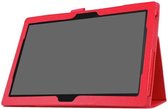 Tablet hoes geschikt voor Lenovo Tab 4 10- flip hoes rood