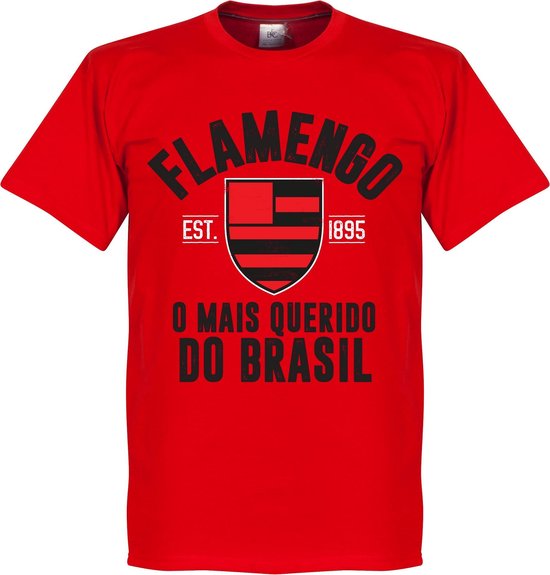Flamengo Established T-Shirt - Rood - XXXXL