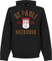 St. Pauli Established Hooded Sweater - Zwart - L