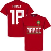 Marokko Harit 18 Team T-Shirt - Rood - XXL