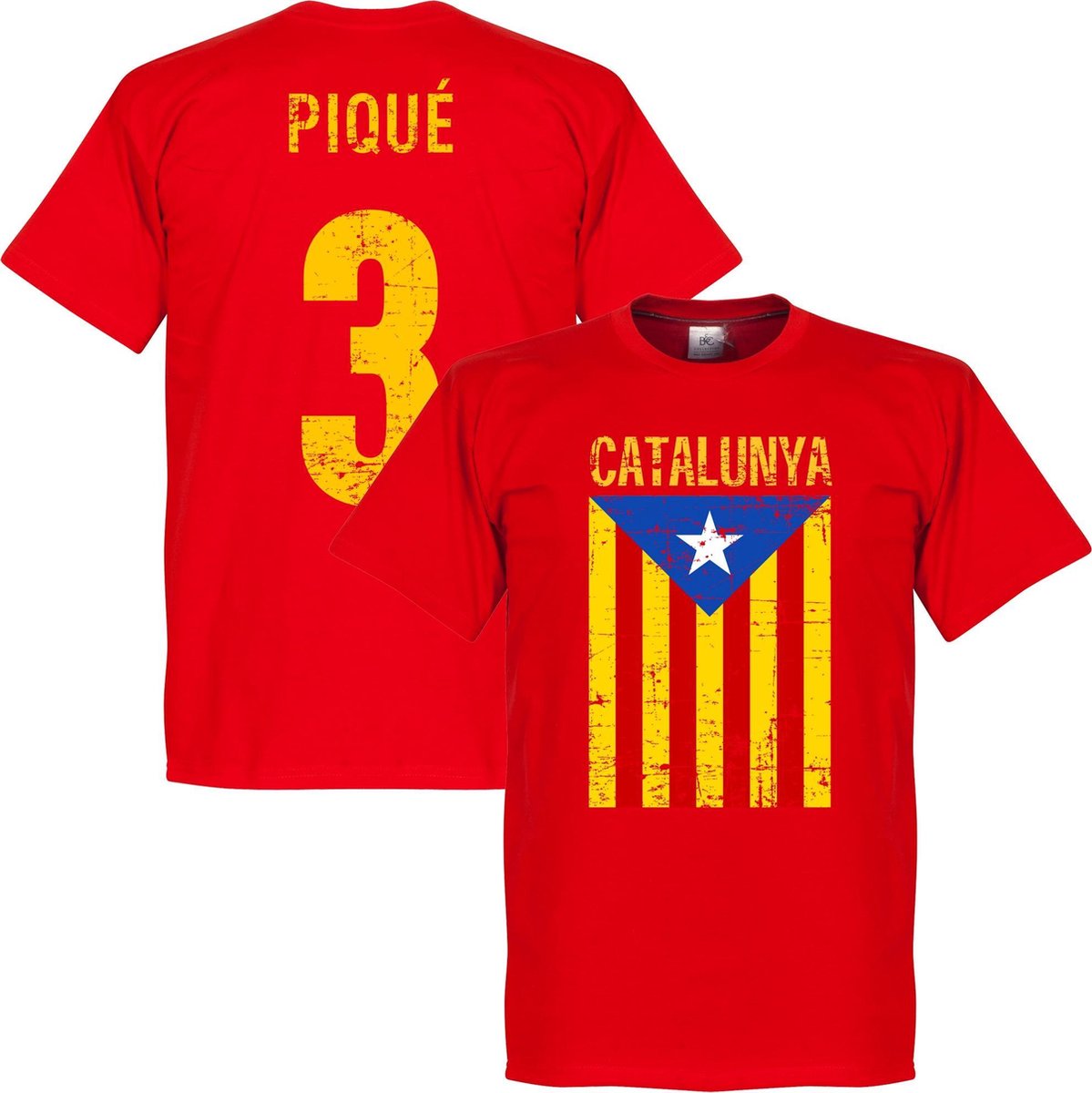 Catalonië Vintage Pique T-Shirt - M
