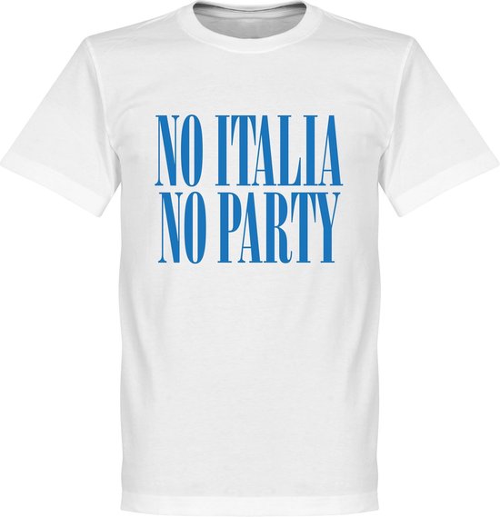 No Italia No Party T-Shirt - S