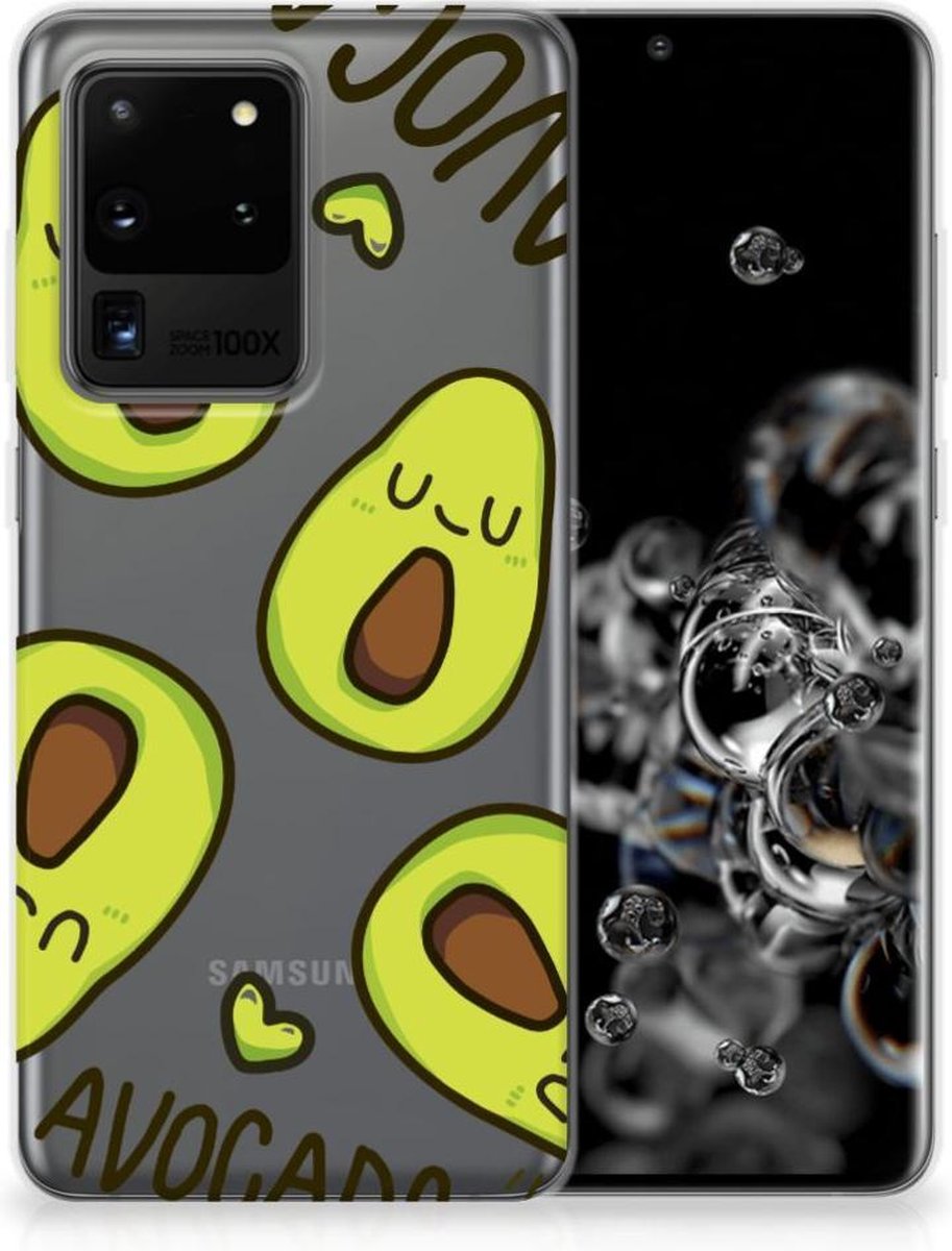 Samsung Galaxy S20 Ultra Telefoonhoesje met Naam Avocado Singing