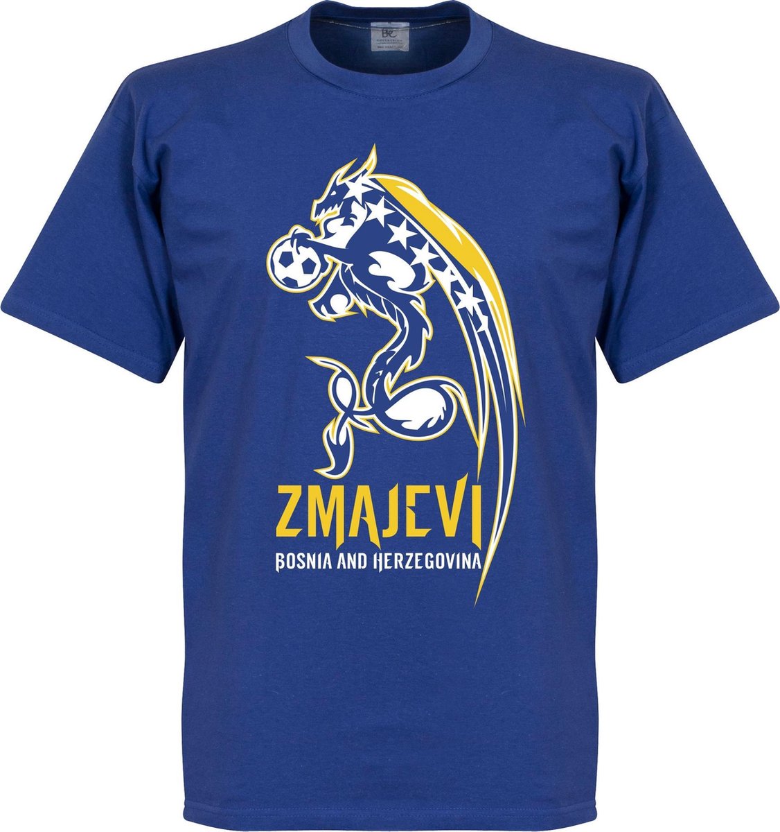 Bosnia & Herzegovina Zmajevi T-Shirt - Blauw - S