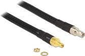 DeLOCK 5m SMA/SMA câble coaxial CFD400, LLC400 Noir