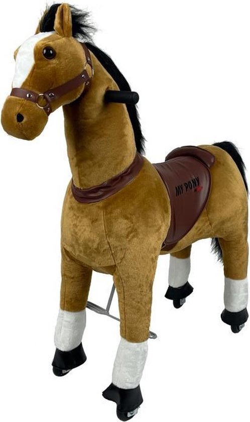 voetstuk twijfel Mooi MY PONY ®, rijdend speelgoed paard, bruin voor 3 - 6 jaar | bol.com
