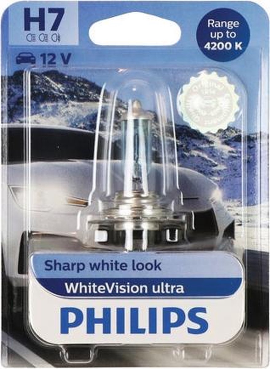 Philips H7 Reservelamp - White Vision - 12V 55W - 1 Stuk