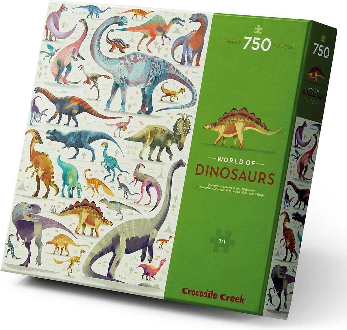 onderwijzen voor mij Rommelig Crocodile Creek puzzel Dinosaurs 750 stks | bol.com