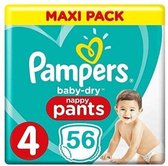 Pampers Baby Dry Pants Maat 4 - 56 Luierbroekjes