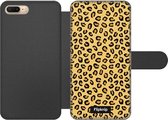 Wallet case - geschikt voor iPhone 8 Plus - Luipaardprint