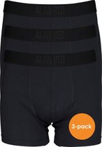 ALAN RED Colin boxers (3-pack) - extra lang - donkerblauw -  Maat: M