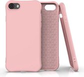 GadgetBay Soft case TPU hoesje voor iPhone 7, iPhone 8 en iPhone SE 2020 - roze