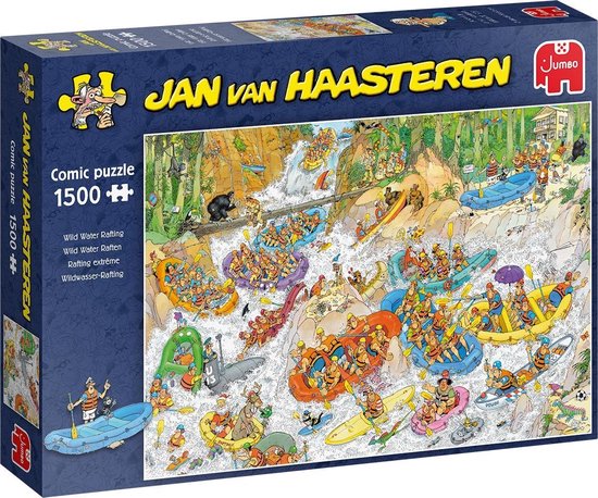 Jumbo Puzzel Jan Van Haasteren Wild Water Raften 1500 Stukjes | bol.com