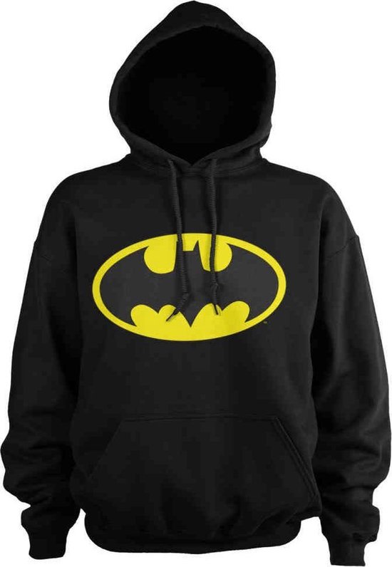 Batman Signal Logo Heren Trui met capuchon - zwart - L