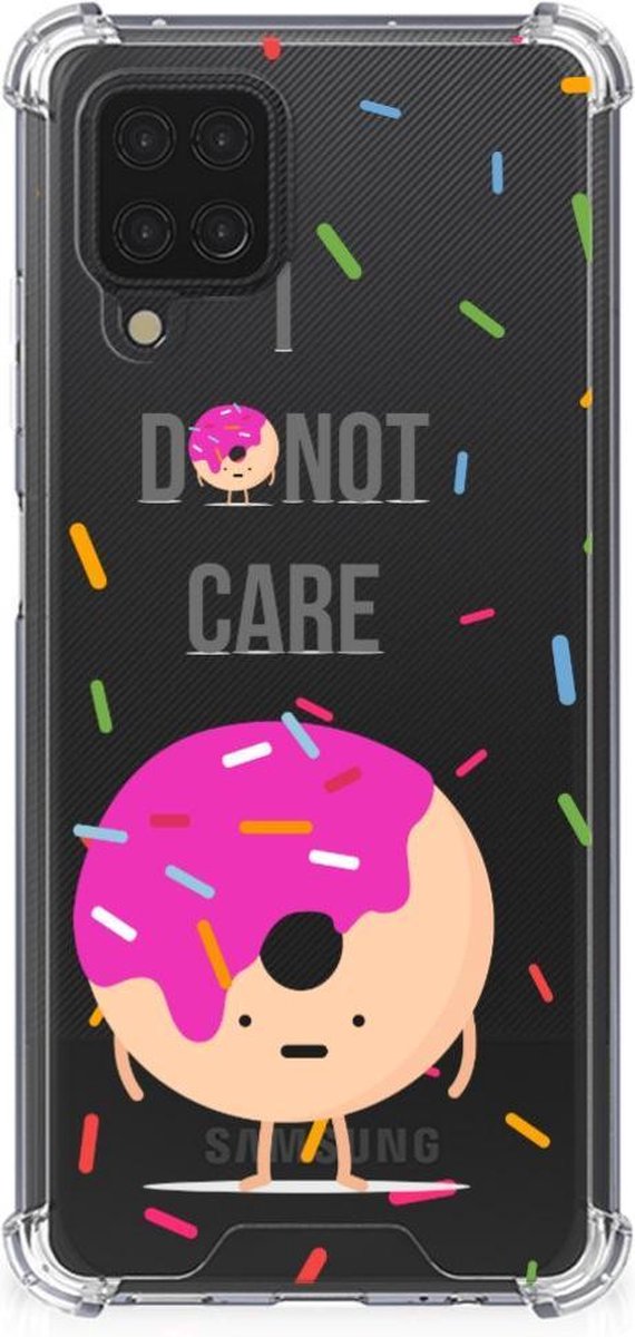Samsung Galaxy A12 Beschermhoes Donut Roze