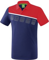 Erima 5-C Polo - Polo's  - blauw donker - L