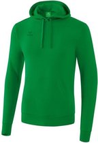 Erima Sweatshirt Met Capuchon Kind Smaragd Groen Maat 128