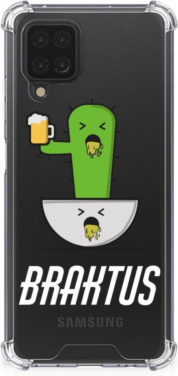 Samsung Galaxy A12 Stevig Bumper Hoesje Braktus