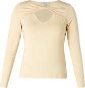 IVY BEAU Nikira Top - Sand - maat 42