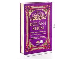Kuran-i Kerim Satir Arasi Kelime Meali ve Türkce Okunus Rahle Boy Pembe