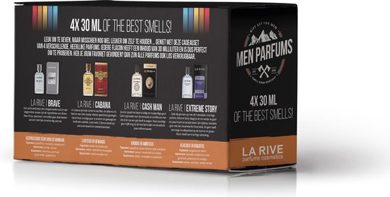 La Rive Men's Perfume geschenkset - 4 x 30ml eau de toilette - La Rive