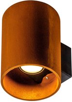 SLV buiten wandlamp Rusty Up/Down rond - roest