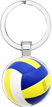 Akyol - Volleybal Sleutelhanger - Volleybal - Volleyballer - Leuke kado voor iemand die van volleyballen houd - 2,5 x 2,5 CM