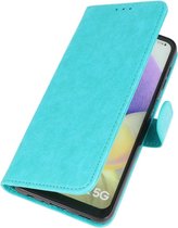 Wicked Narwal | bookstyle / book case/ wallet case Wallet Cases Hoesje voor Samsung A32 5G Groen