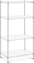 Royal Catering Stellingkast - Metaal 90 x 60 x 180 - 1.000 kg - incl. plastic matten