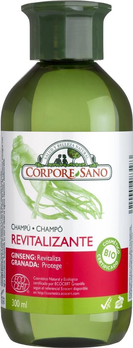 Corpore Champu Revitalizante Ginseng Y Granada 300ml Bio