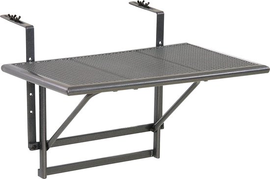 HN® 60 x 65 x 40 cm - table pliante balcon - balustrade de table - table  suspendue... | bol.com