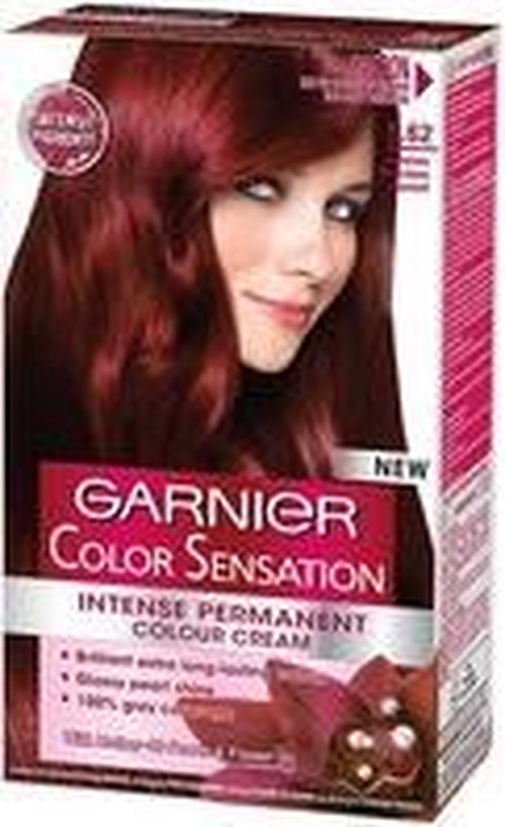 GARNIER - Color Sensational Intense Permanent Colour Cream 6.12 Diamantová světle hnědá -