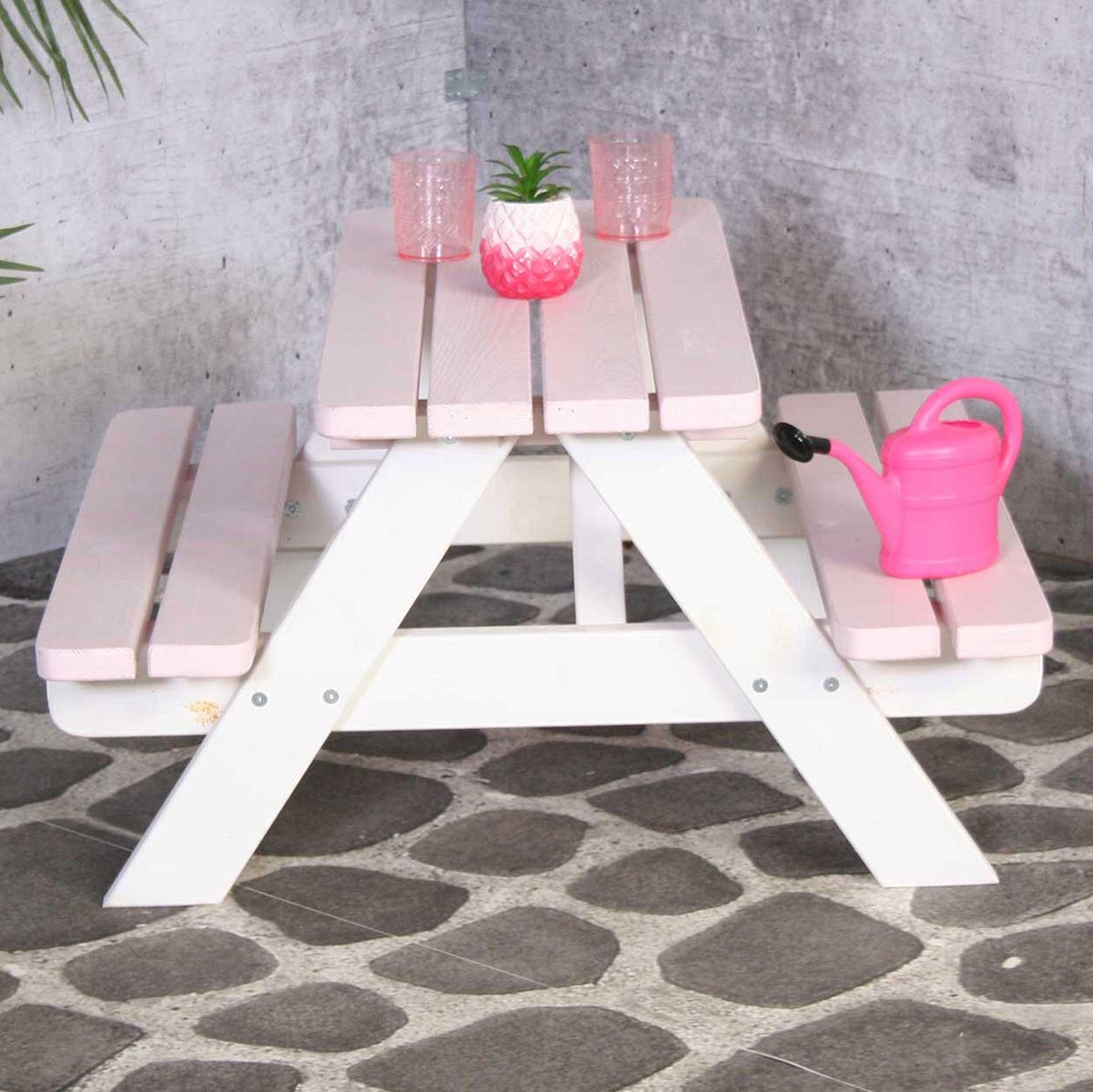 Eiken kinderpicknicktafel - | Bestel online eiken of douglas picknicktafels - maatwerk mogelijk