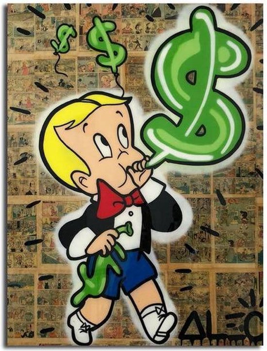 Affiche Classic Alec Monopoly 11 Toile 30x40cm Multi bol