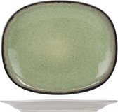 Fez Groen Dinerbord - Plat - Ovaal - 24x31cm