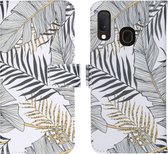 iMoshion Design Softcase Book Case Samsung Galaxy A20e hoesje - Glamour Botanic