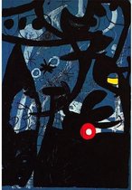 Joan Miro Abstract Watercolor Poster 10 - 40x50cm Canvas - Multi-color