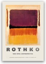 Mark Rothko Exhibition for The Guggenheim Museum New York 1970 Poster 2 - 60x80cm Canvas - Multi-color