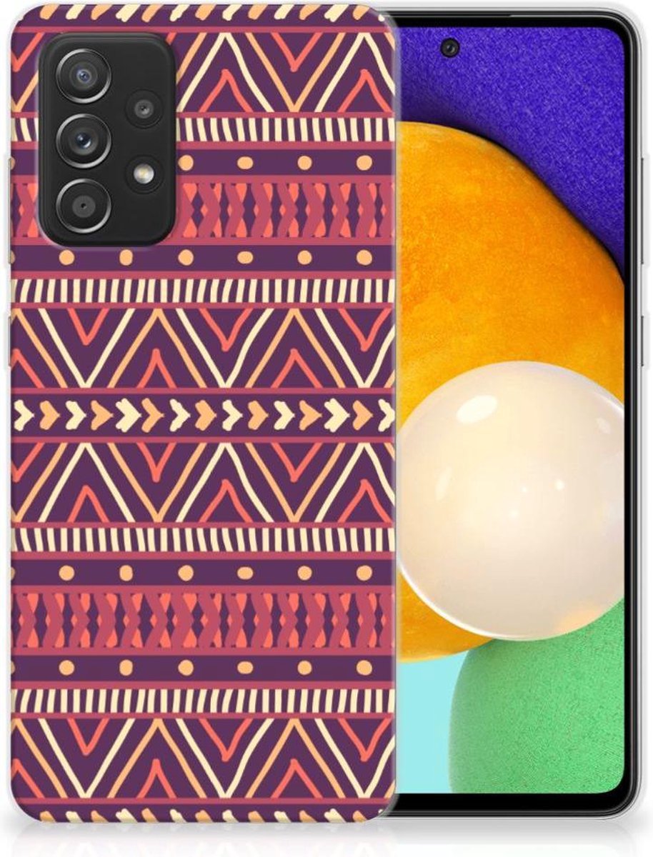Samsung Galaxy A52 (5G/4G) TPU bumper Aztec Paars